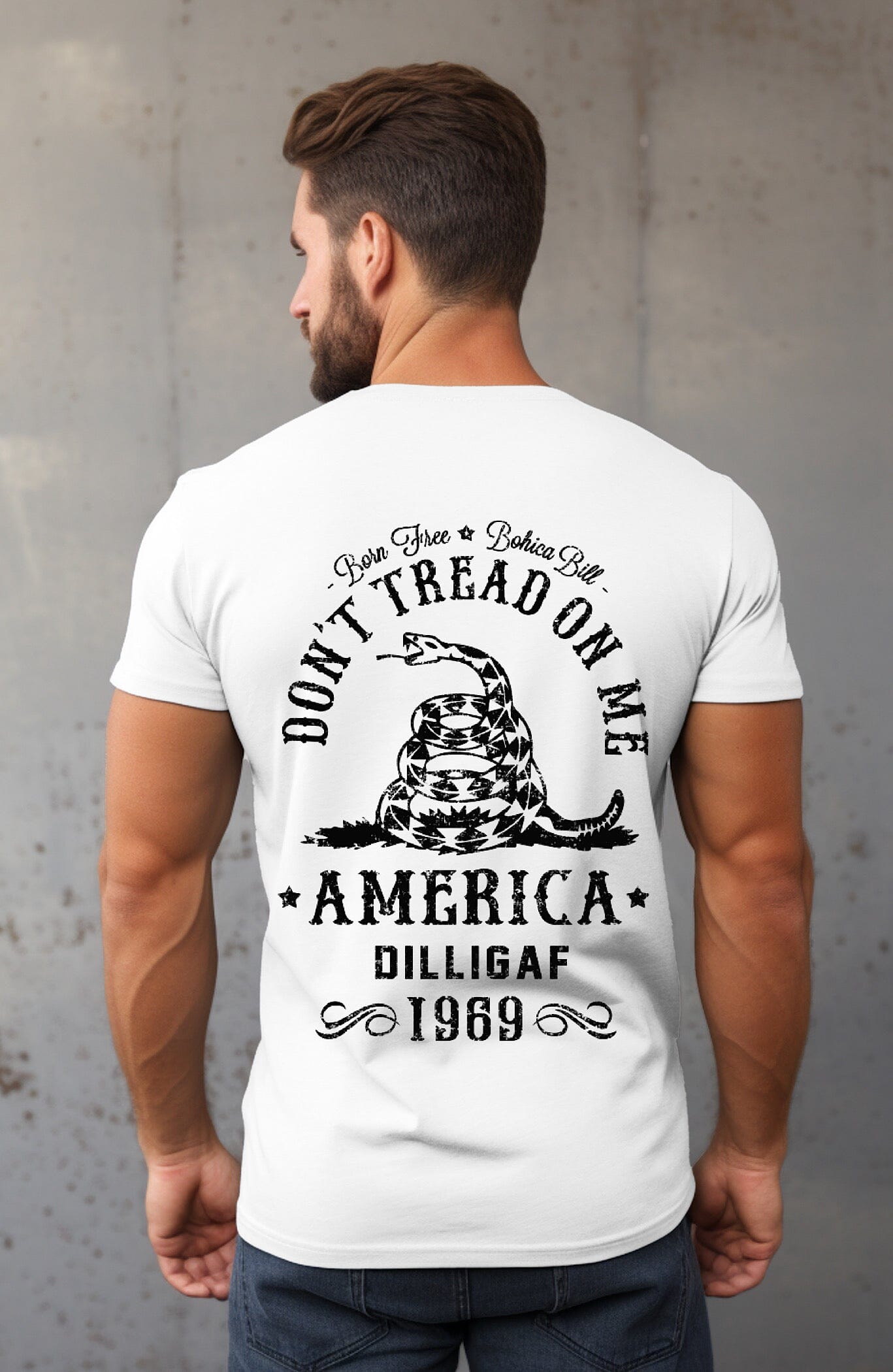 Don't Tread on Me MOTHERFUCKER T-Shirt – Dilligaf by Bohica Bill
