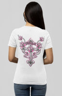 The Cross to Bear V Neck Tee