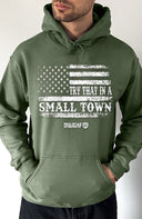 Try That In A Small Town Flag Pullover Hoodie