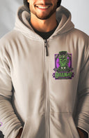Simple Purple Haze Zip Up Hoodie
