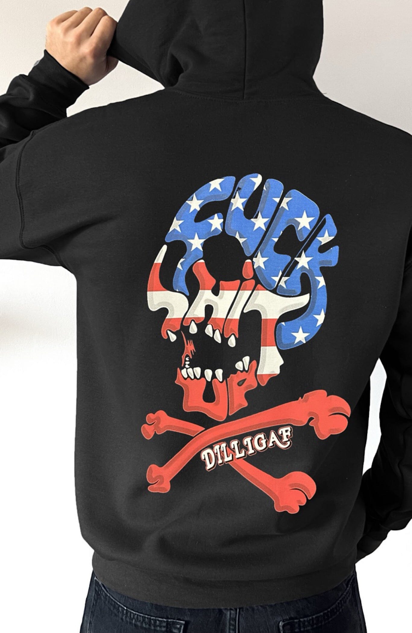 Fuck Shit Up Pullover Hoodie – Dilligaf by Bohica Bill