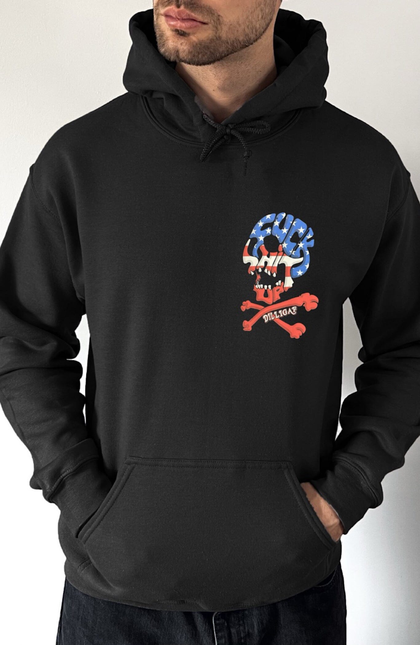 Fuck Shit Up Pullover Hoodie – Dilligaf by Bohica Bill
