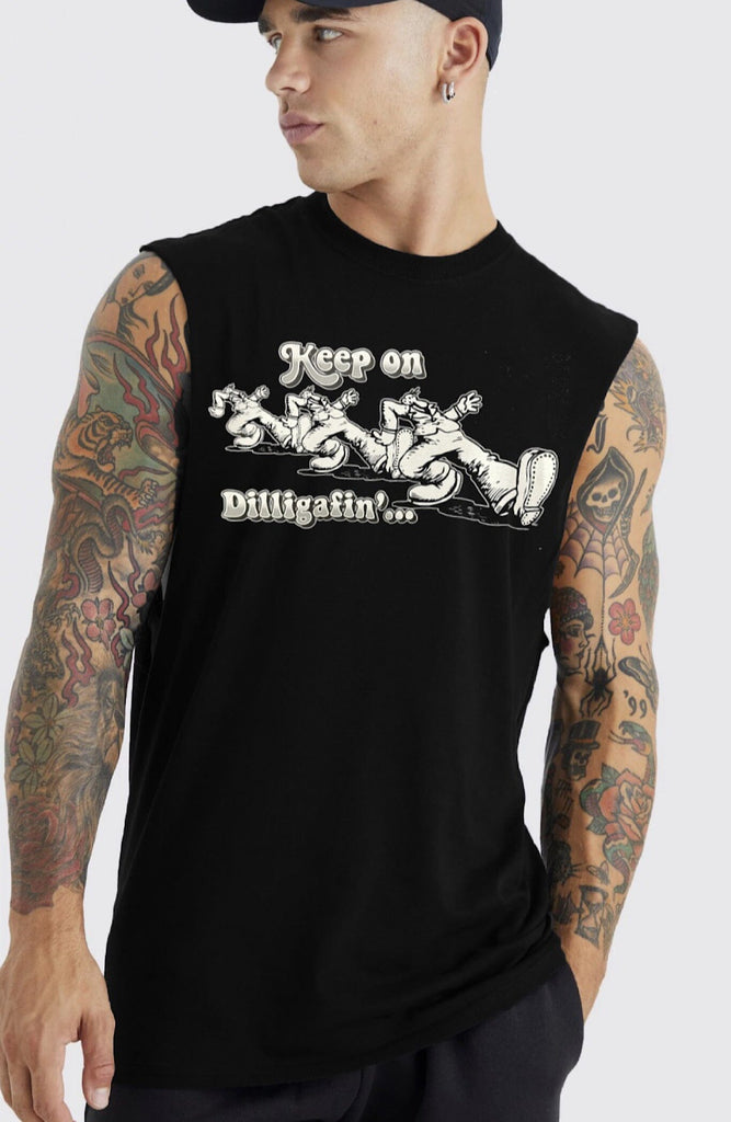 Men's Muscle Shirts and Tanks ** – Dilligaf by Bohica Bill