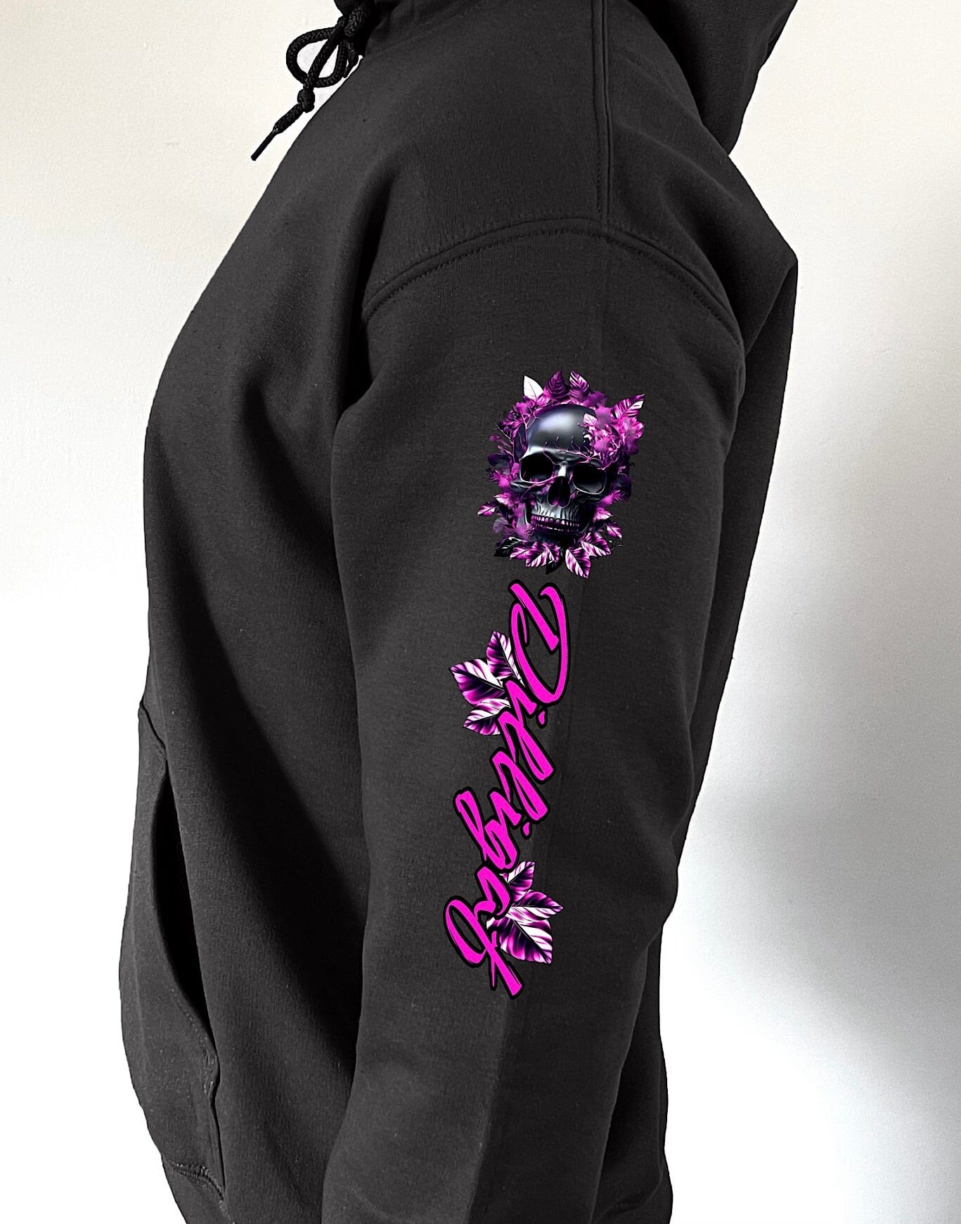 Dark Purple Skull Pullover Hoodie – Dilligaf by Bohica Bill