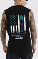 Muscle Shirt for Hope; 50% Donated to AFSP Charity!!