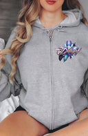 Blue Dreamcatcher Zip Up Hoody