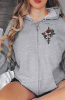 True Love Zip Up Hoody