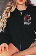 Vine of Roses  Zip Up Hoody