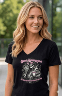 The Gia Black Vneck Edition