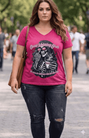 Good Morning Sluts Full Figure Vneck Single print