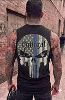 Blue Lives Matter Muscle Tshirt