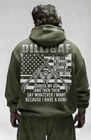 Guns vs Freedom Speech Hoody