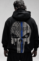 Blue Line Punisher Hoody