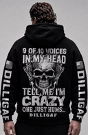9 out of 10 Voices in my Head Hoody