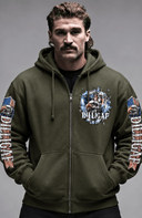 250 Years of Freedom Zip Up hoody