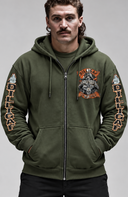 Grow Two Testicles Zip Up Hoody