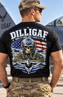 US Air Force Dilligaf Tee