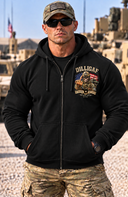 US Army Zip Up Hoody