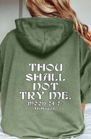 Thou Shall Not Pullover Hoodie