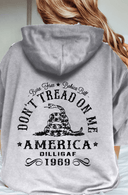 Ladies Don't Tread on Me Pullover Hoodie