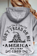 Don't Tread on Me Zip Up Hoody