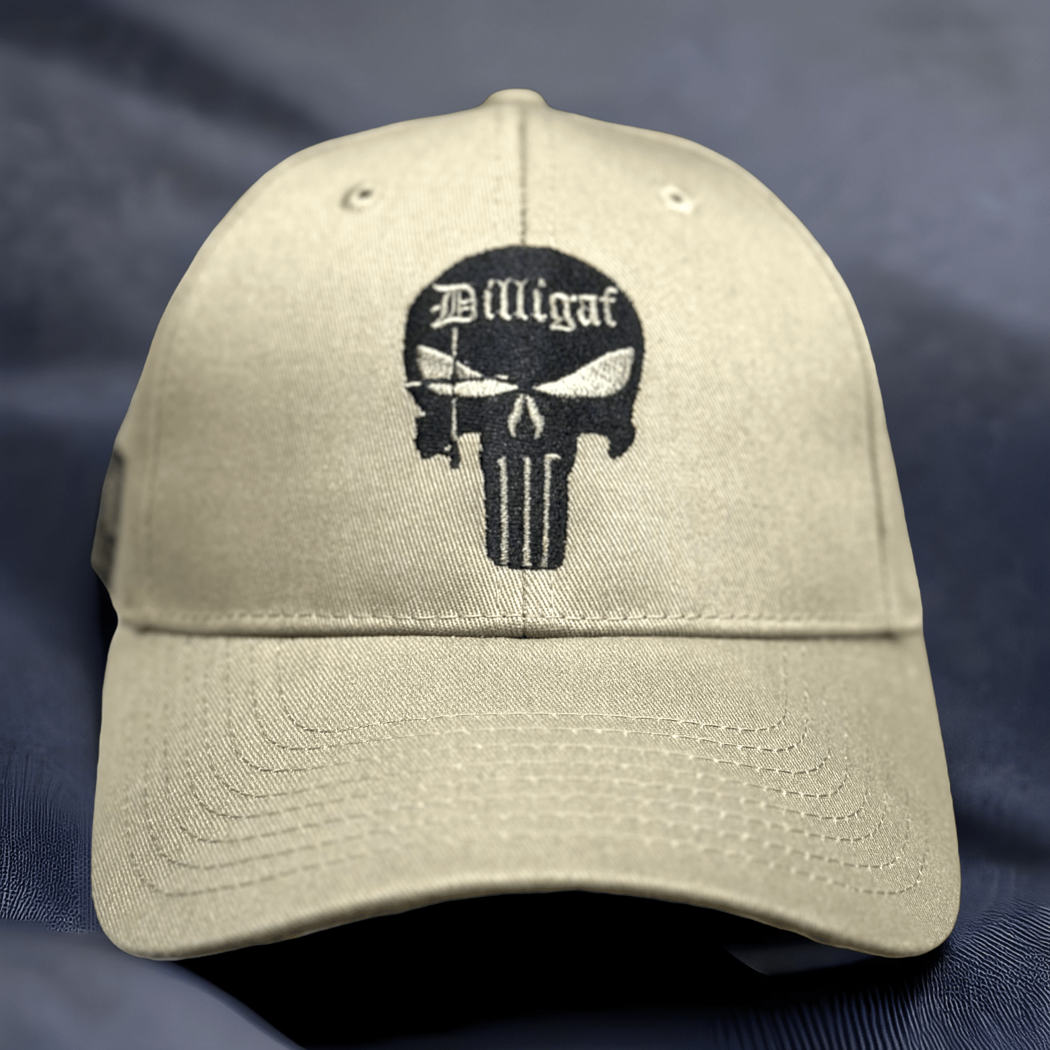 Dilligaf Tan Punisher Adjustable Hat